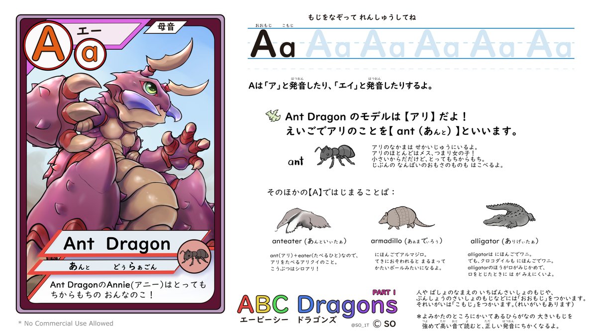 ট ইট র So 小さなお子さんが英語の基本を学べるように Abc Dragons というシリーズを個人で制作しています アルファベット26文字をテーマにしたドラゴンを順番にアップしていきます 第2弾の文字は B です ご興味を持たれた方はぜひフォローをお願い ট ইট র So 小さなお子さんが英語の基本を学べるように Abc Dragons というシリーズを個人で制作しています アルファベット26文字をテーマにしたドラゴンを順番にアップしていきます 第2弾の文字は B です ご興味を持たれた方はぜひフォローをお願い