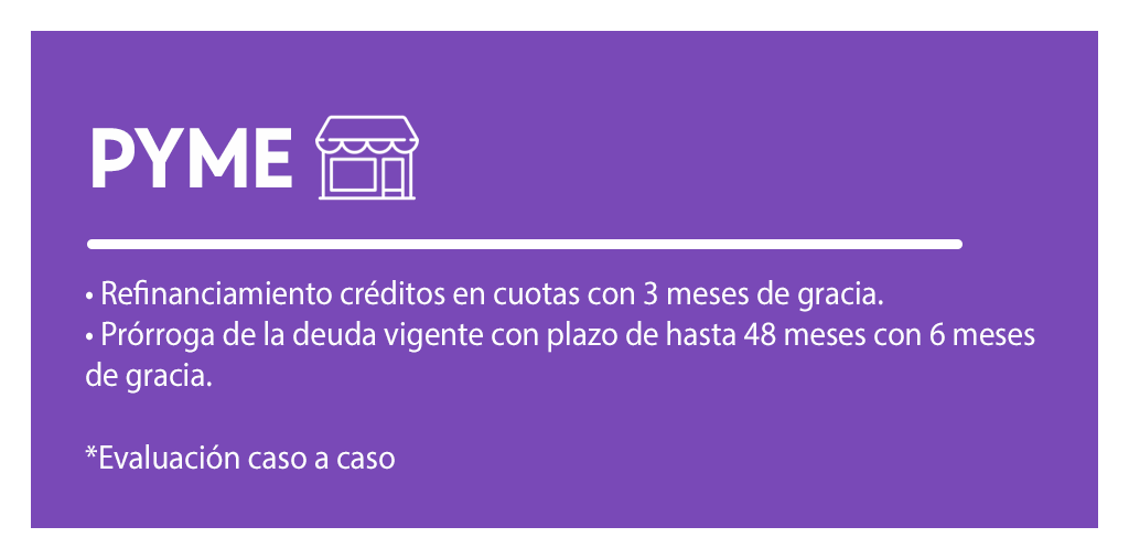 Scotiaayuda_CL's tweet photo. Con el fin de apoyar a sus clientes en medio de la contingencia, Scotiabank tendrá a disposición las siguientes medidas. Estaremos informando más detalles en abril. Ver comunicado en https://t.co/CdeP09zGqy https://t.co/DHyR6UFFuY