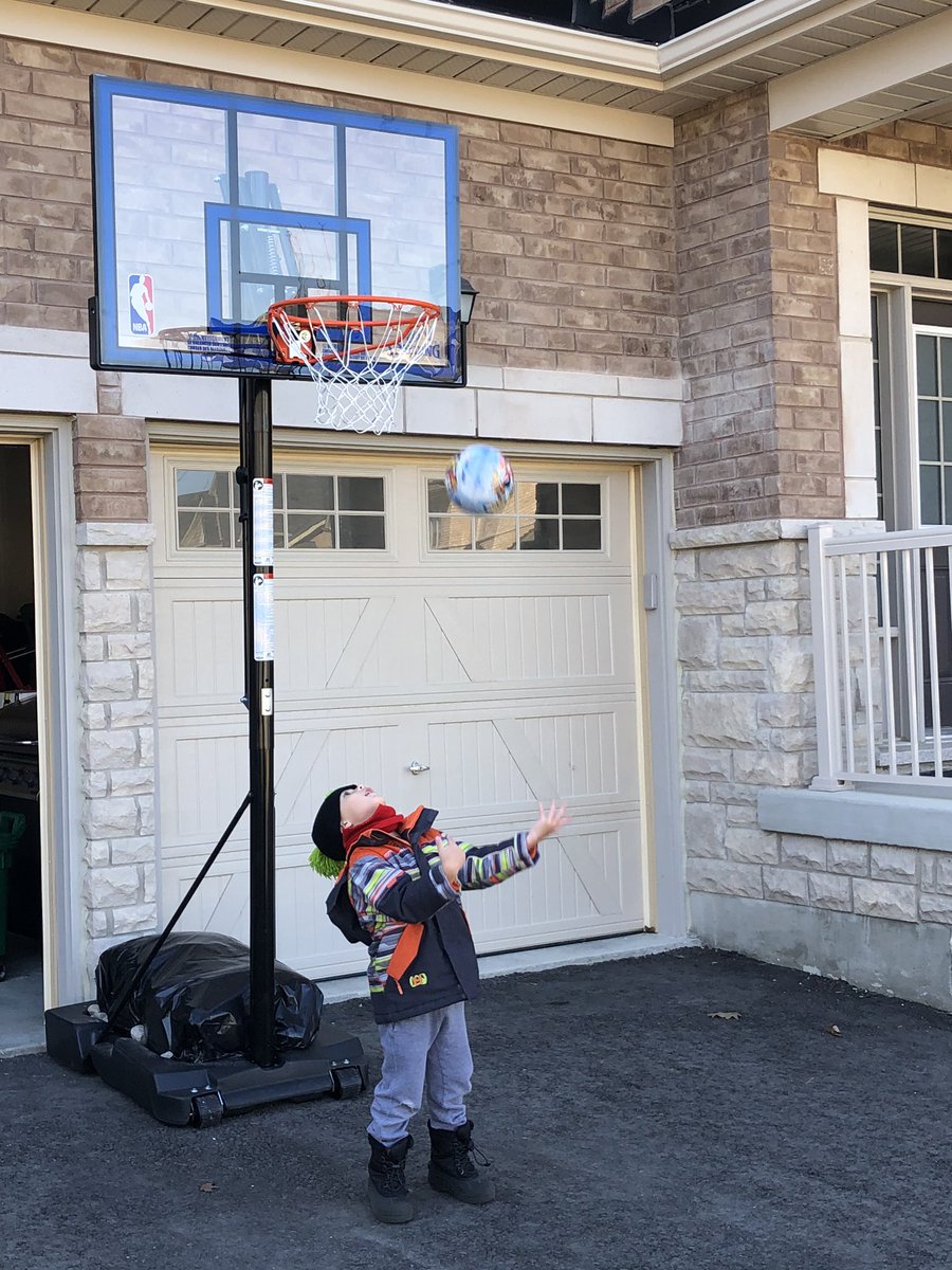 frankpignataro3's tweet photo. At “recess” today, these boys taught dad a lesson or two in basketball. Doing our best to keep active, healthy &amp; safe. https://t.co/mKqK9ASYEM