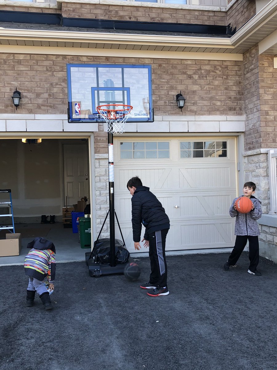 frankpignataro3's tweet photo. At “recess” today, these boys taught dad a lesson or two in basketball. Doing our best to keep active, healthy &amp; safe. https://t.co/mKqK9ASYEM