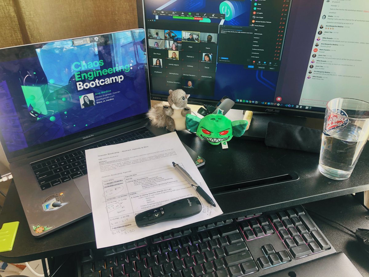 Ana_M_Medina's tweet image. Woot thank you @DivOpsOrg for letting me run @GremlinInc&apos;s first remote-first Chaos Engineering Bootcamp :D 

and a huge thank you to all our #DivOps attendees on running their first chaos experiments 👩‍🔬👨🏽‍🔬#DevOps #SRE