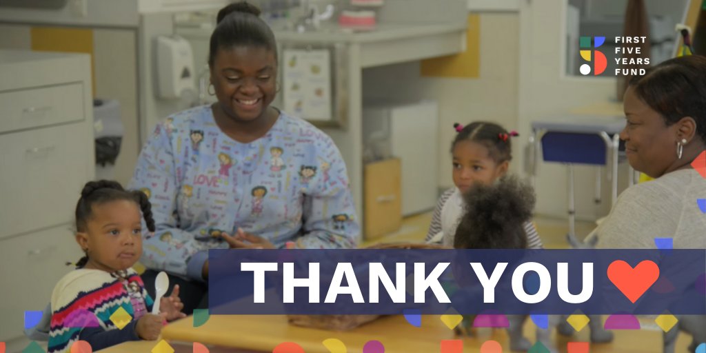 firstfiveyears's tweet photo. We’re ending the week with a message of thanks. #Childcare providers are the backbone of the American labor force. And we're fighting hard to secure relief for them during this crisis. 💙 https://t.co/WsjcF12WrN