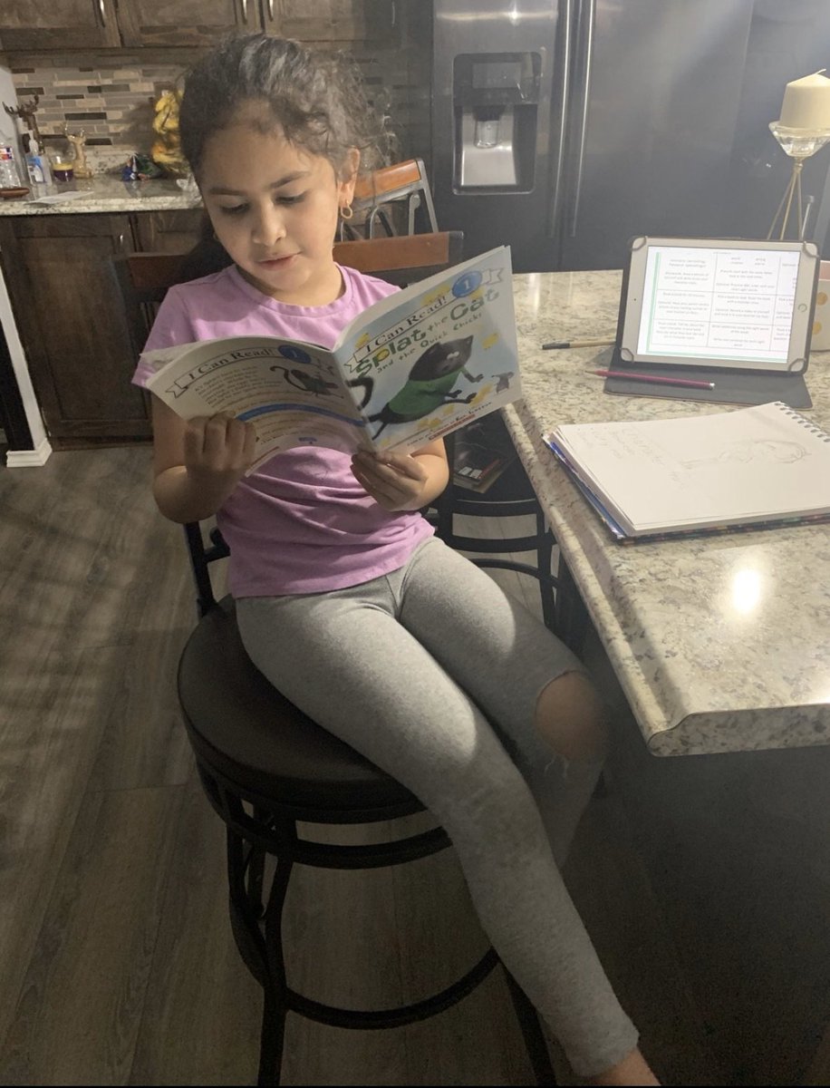 It makes my heart so happy that despite the situation, they are finding JOY in reading! #2ndgraders #hope <a href="/mrskirkwood_rpe/">Andrea Kirkwood</a> <a href="/HumbleISD_RPE/">River Pines Elementary</a>