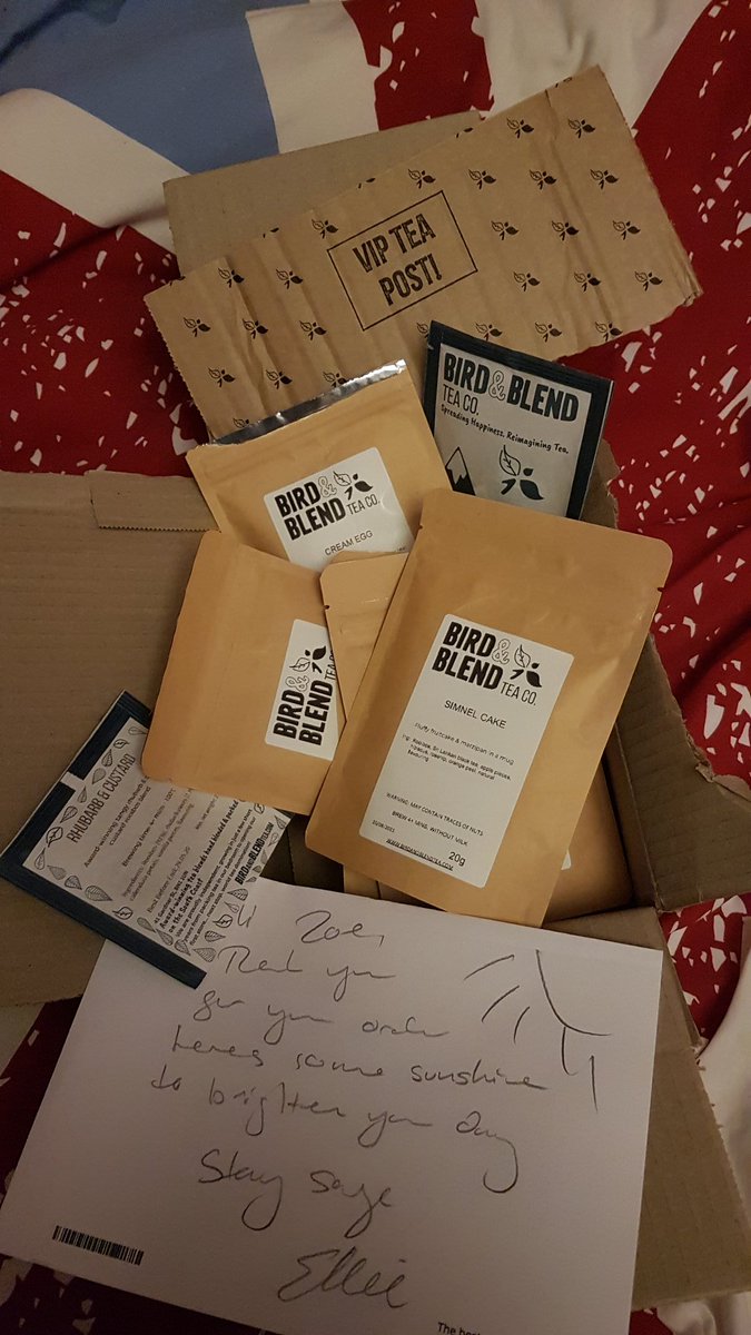 zozo_leonard's tweet photo. Thank you @BirdandBlendTea for brightening up my lock down one tea at a time! Cream Egg Tea already proving a great before bed treat. 👌🏻😘☕ #eastertea #somuchteainquarantine https://t.co/nfCyXqlPU0