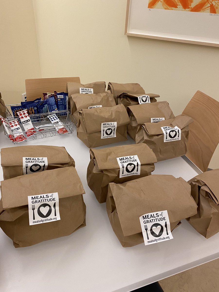 Whomever made these for us and brought them to the hospital... thank you. #COVID19 #FrontLineHeroes #mealsofgratitude