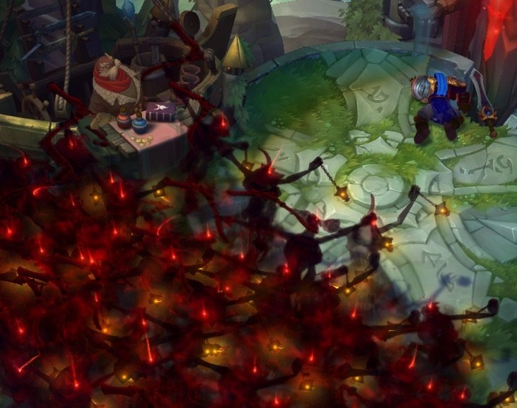 Leoharpieee's tweet photo. Those are a lot of sticks...garenteed #fiddles #fiddlesticksrework #LeagueOfLegends https://t.co/R4tHYqGHGK