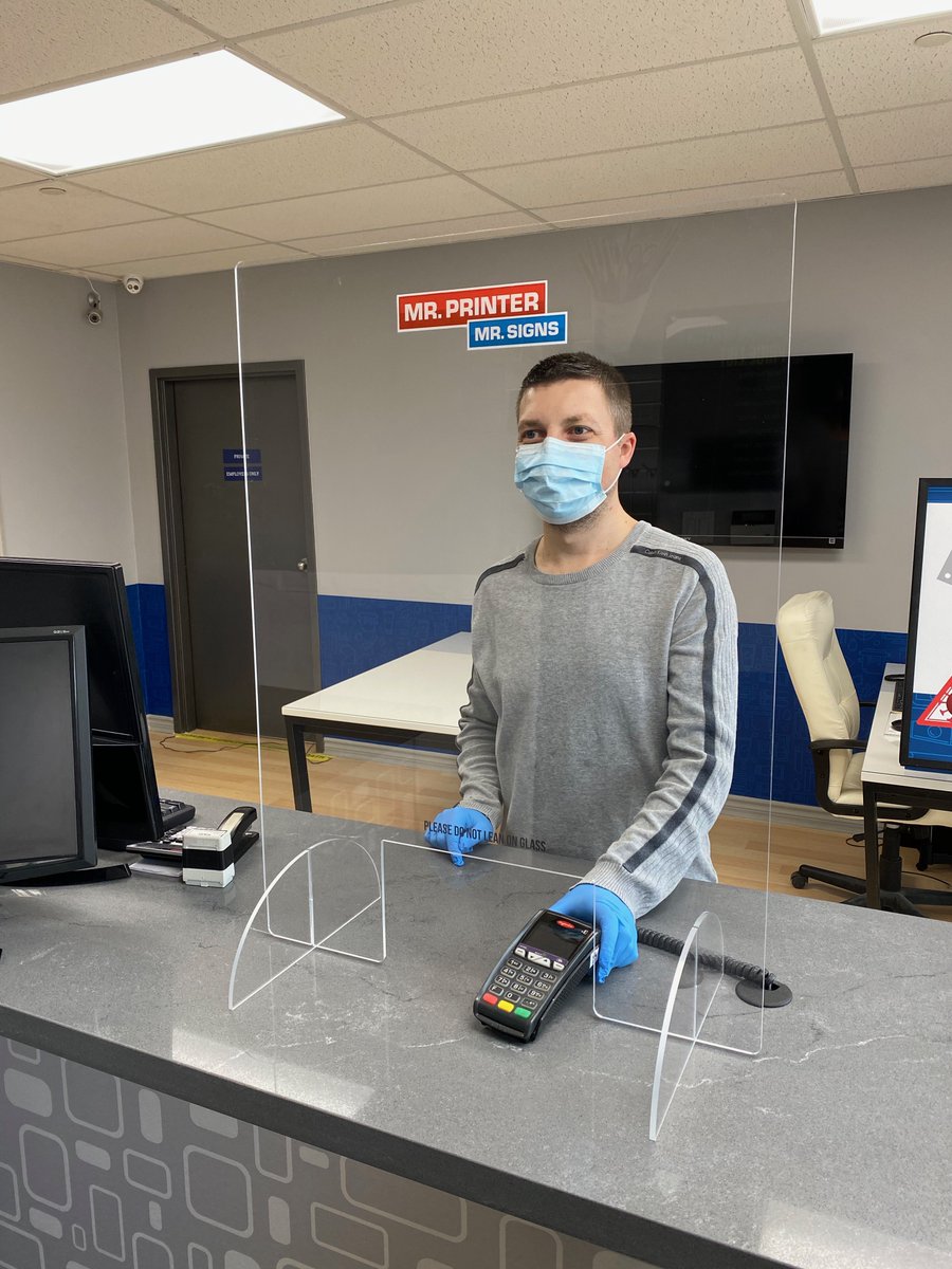 mrprinterinc's tweet photo. Hi Friends 

To assist in the battle against COVID-19 we have retooled our manufacturing machinery to make the Sneeze Guards we are trying to help our community to STOP the spread of COVID-19

If you feel anyone can use these products please share this 

https://t.co/74ntN82pBD https://t.co/piAB608NCX