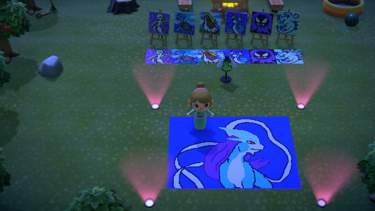 ShinyAlea94's tweet photo. Nada más y nada menos que 12 diseños. AL FIN
 #AnimalCrossing #Suicune #Pokemon https://t.co/LomT9am2IE
