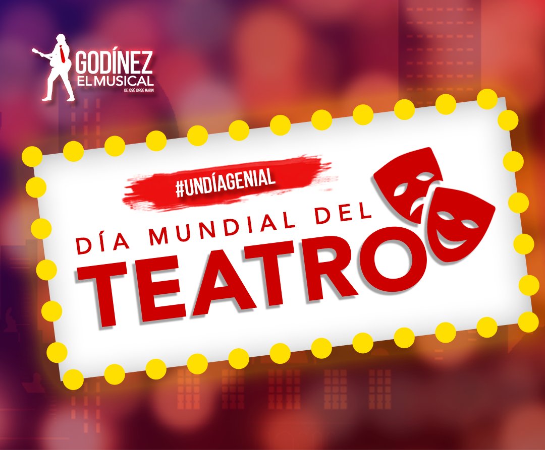 GodinezMusical's tweet photo. 🎉🎉🎉¡¡¡La producción de @GodinezMusical  y @lapiz_sebastian les deseamos un feliz día a todos nuestros compañeros de México y el mundo!!! 🎉🎉🎉

MUY PRONTO ESTE INTERMEDIO HABRÁ DE TERMINAR PARA CONTINUAR CON LA FUNCIÓN. 🎭🙏🏻🌎

#UnDiaGenial #diamundialdelteatro @alasbutacas https://t.co/ph18M7N8x1
