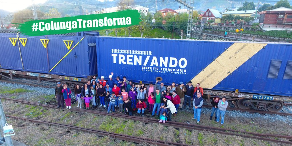 fundcolunga's tweet photo. En tiempos de crisis, urge apoyar a quienes trabajan por la infancia en Chile. Con el apoyo de Colunga, @TrenzandoCL reutilizó el sistema ferroviario para fortalecer la identidad de los jóvenes de San Rosendo. ¡Participa tú también! 
#ColungaTransforma 👉 https://t.co/WiC6Fnhi0g https://t.co/hJEQjnvFQC
