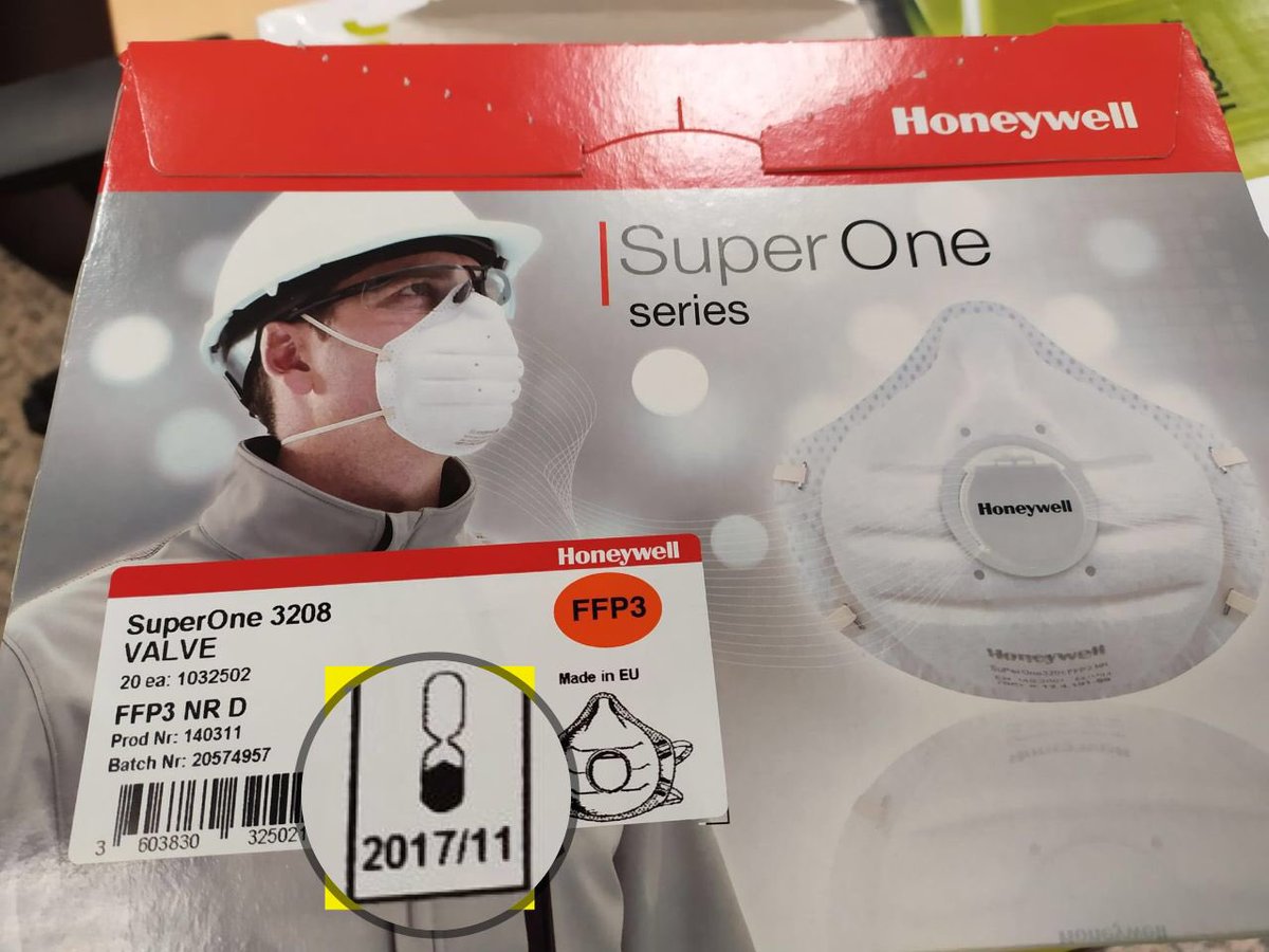 jusapol's tweet photo. El día 11/03 ya se publicó que se estaban entregando a #guardiasCiviles mascarillas caducadas 

A día de hoy se siguen entregando. 

👉🏻Esta mascarilla ha sido entregada ayer

Estos son los medios?

La caducidad tiene su función y es avisar que la mascarilla pierde su función ‼️ https://t.co/QAapCvyPsi