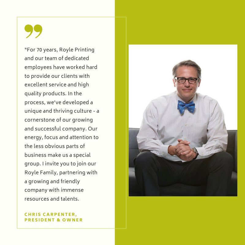 RoylePrinting's tweet photo. Royle Printing is always hiring. Check out our open listings on our careers page. https://t.co/GNMF56INAk
