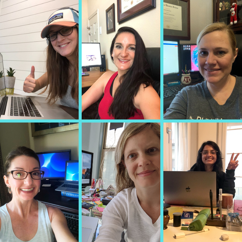 meeksmktg's tweet photo. We are staying productive, and virtually connected, as we wrap up another week of working from home. How's your WFH going? We hope you are staying safe, healthy and sane! #marketing #AEC #AECTexas #workfromhome #stayhealthy #communityfirst https://t.co/L5jP4lRH3H