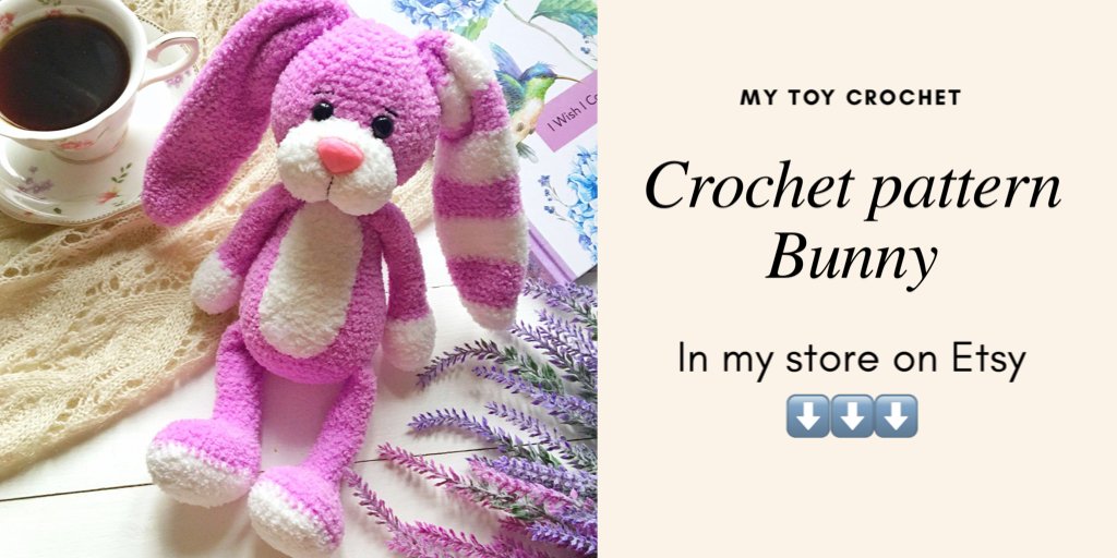 MyToyCrochet's tweet photo. Amigurumi crochet PATTERN sweet Bunny
https://t.co/LFVNXSM0U1 https://t.co/JgHc3j6xRH