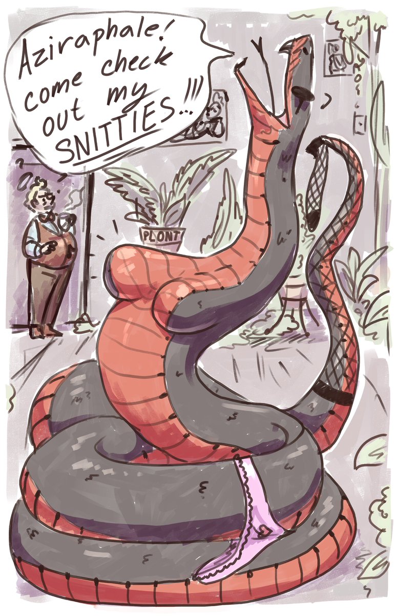 Less-Than-Fine Art Friday 10:Snitties (snake titties)!