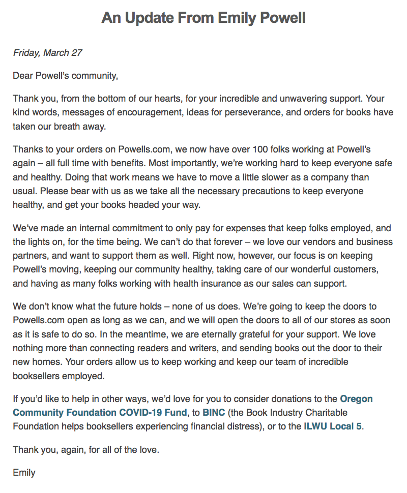 Powell's Books tweet media