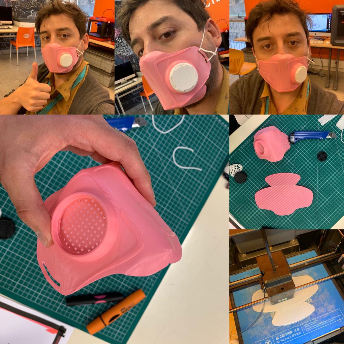 <a href="/pablosmin/">Pablo Osmin ⚡️</a> desde Concepción buscando armar Red de Makers para FABRICAR  mascarillas para combatir el #covid19chile Con INNOVACIÓN avanzamos todos! <a href="/DuocUC/">Duoc UC</a> <a href="/VaccareAngelina/">Angelina Vaccarella</a> #impresion3D