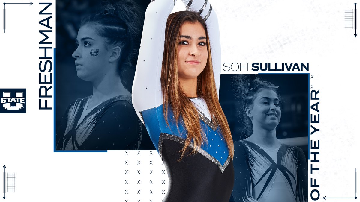 USUAthletics's tweet photo. If you are doing the math at home ... that is a CLEAN SWEEP for @USUGymnastics!

🔹 Coach of the Year
🔹 Gymnast of the Year
🔹 Freshman of the Year

#AggiesAllTheWay https://t.co/oa3eibBZue