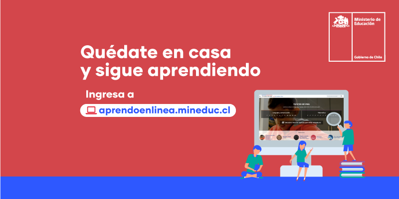 Mineduc's tweet photo. Accede desde tus dispositivos móviles o computador a https://t.co/7OUTSSj8Jl y sigue aprendiendo desde tu casa con recursos educativos para estudiantes, docentes y apoderados. 📲📚 #CuidémonosEntreTodos https://t.co/yaDzvEpZBL