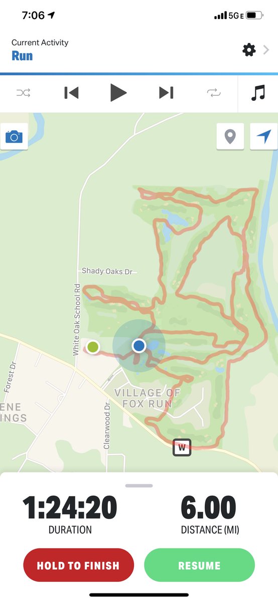 LizUthoff's tweet photo. Took bets to see how many miles the cart paths were, so after work, went for a little jog/trot! https://t.co/kEn4hxZlHi