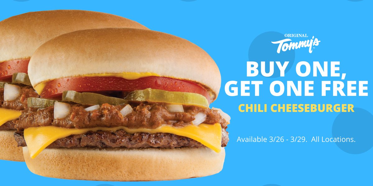 tommy's burger coupons