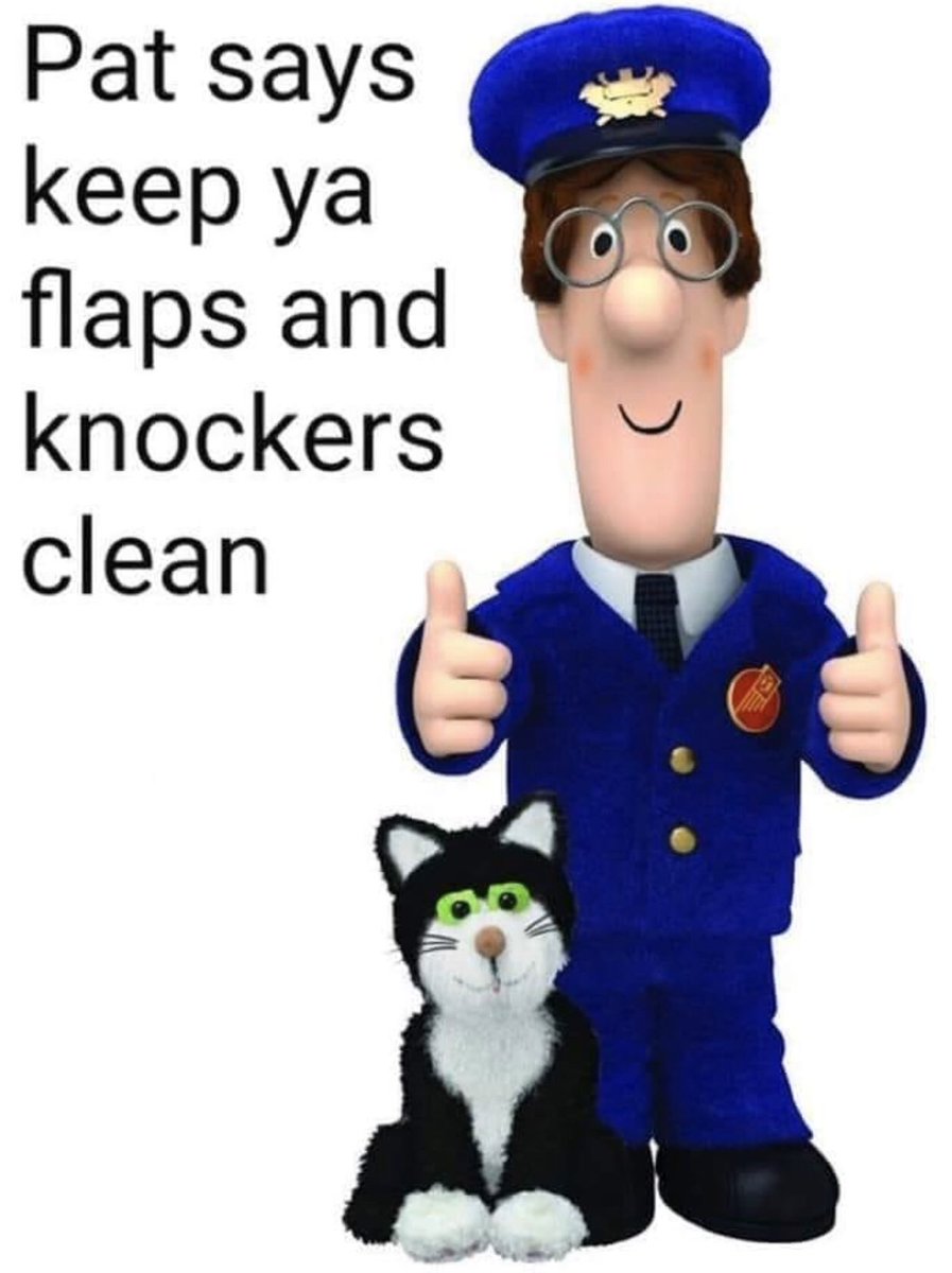 Sound advice from Patrick Post! Dirty flaps and knockers are no ones friend 😳😂