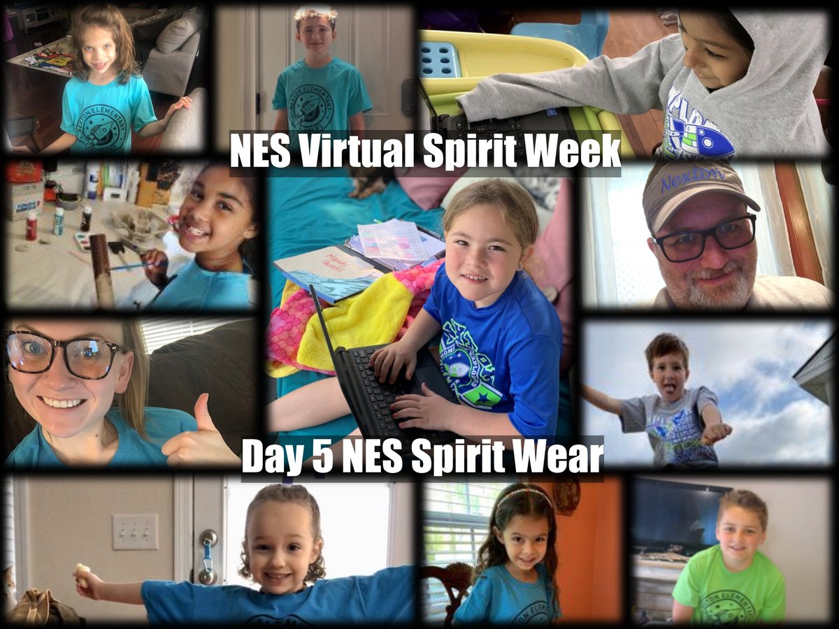 Day 5 of the NES Virtual Spirit Week was NES Spirit Day. There was so much NES Pride shown this week. Keep up the great work Explorers! #RIDEwithNESpride