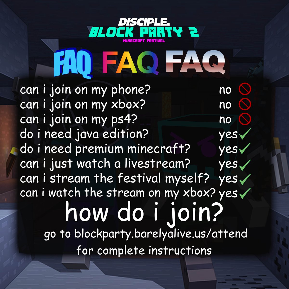 O Xrhsths 𝘽𝘼𝙍𝙀𝙇𝙔 𝘼𝙇𝙄𝙑𝙀 O O Sto Twitter Block Party 2 Faq Is Here Server Opens In 45 Minutes