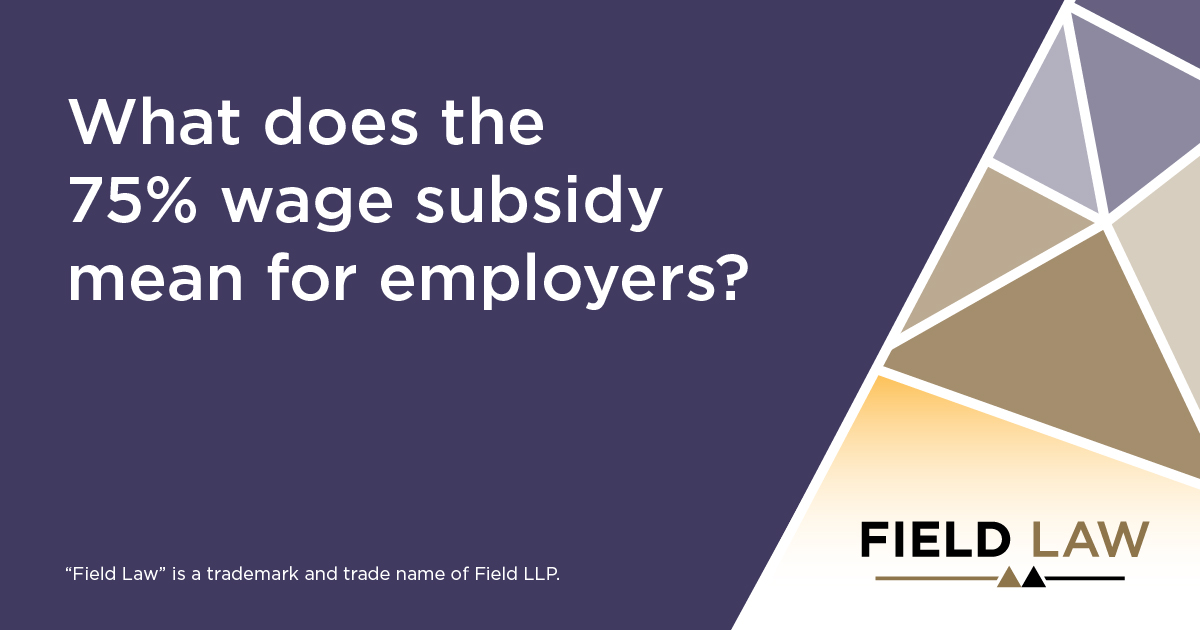 FieldLaw's tweet photo. Today the Government of Canada announced that it would be increasing a previously announced wage subsidy for small and medium businesses from 10% to 75%. Christin Elawny explains what this means for employers. https://t.co/CNiQQwkF3m #covid19canada https://t.co/L4UJMTn5Xg