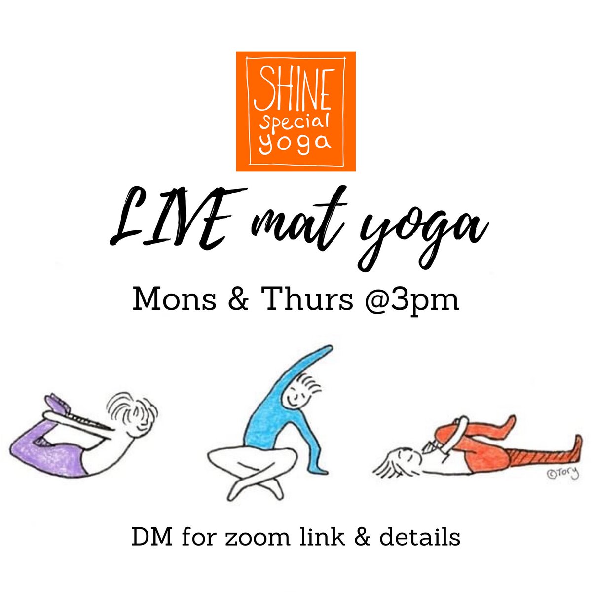 SHINEspecialyog's tweet photo. Starting Monday. 
For children 3+ &amp; all the family💛
These inclusive sessions are ASD/LD friendly.
Yoga mats not essential. 
£5 per household, on a donation basis. If you can’t afford it at this challenging time, you are welcome to a karma mat (a gift from me to you).
#StayAtHome https://t.co/MEuQ9iDlU1