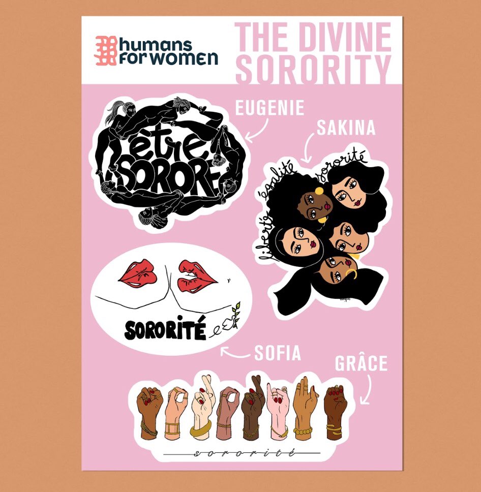 RomaneCohade's tweet photo. Des jolis vêtements et accessoires illustrés par des artistes de talent pour soutenir @HumansforWomen , c’est sur @ululeFR evidemment 😉👉 https://t.co/xbApgej7tT https://t.co/JAoRCeZ2HU