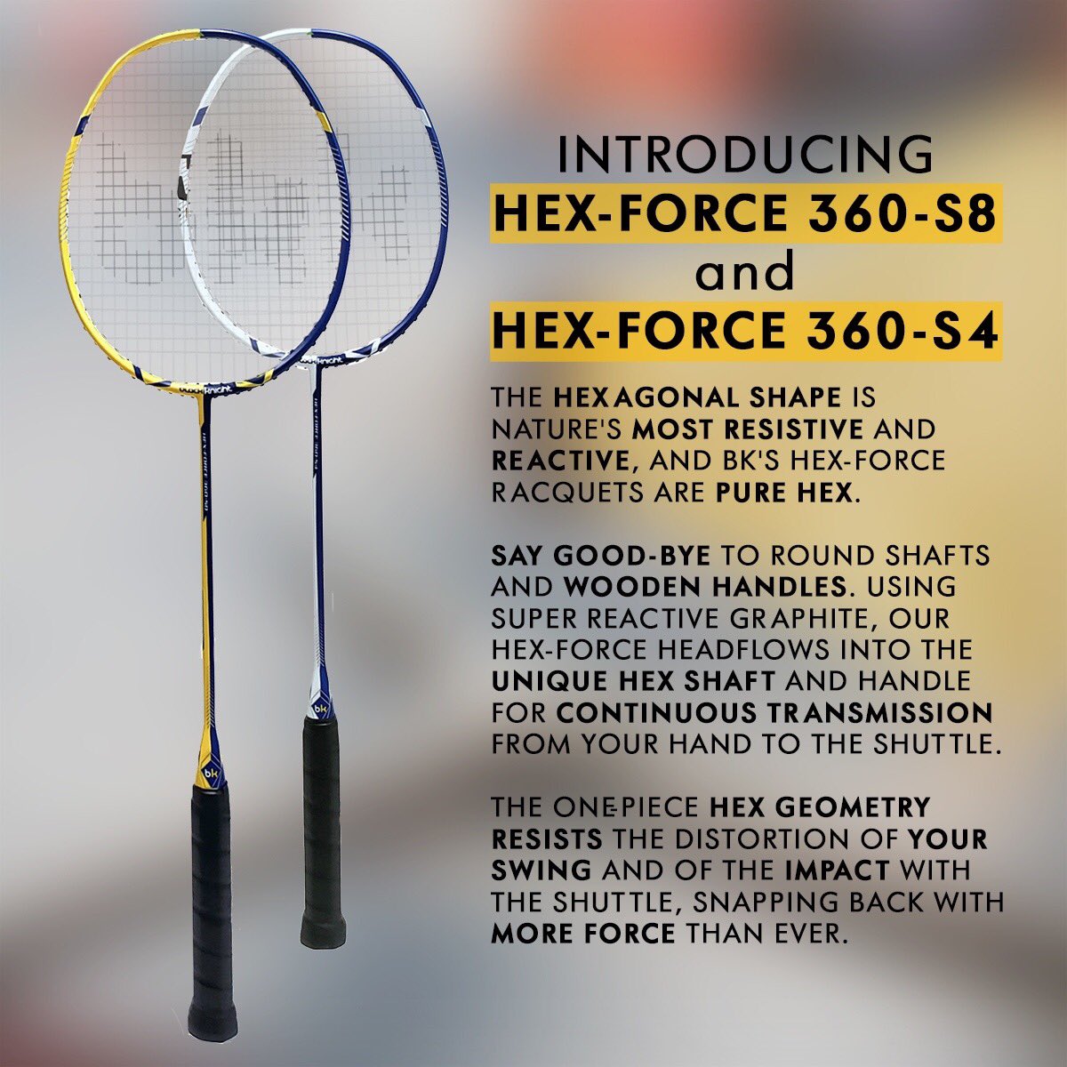 New HEX-FORCE 360 #badminton