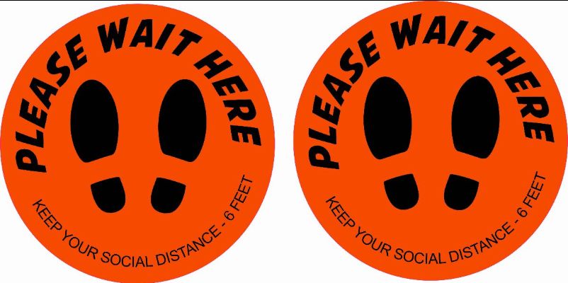 C1Graphics's tweet photo. Give some space - *Choice1Graphics*  508-949-2024!
 
Place these stickers on the floor to keep people at a great social distance!! https://t.co/crP7i8lpYA