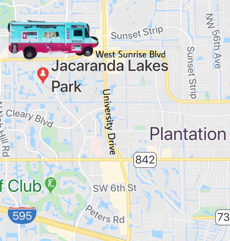 HipPOPsTruck's tweet photo. East Fort Lauderdale and Plantation:
#HipPOPs will be at
511 SE 5th Ave
Ft Lauderdale, FL 33301
Today 6- 10pm
As well as
Jacaranda Lakes Park
1200 NW 94th Ave
Plantation FL 33332
Today 7-10pm
You can pre-order to #GrabAndGo while keeping a #DeliciousDistance apart. https://t.co/62OzqTQT9R