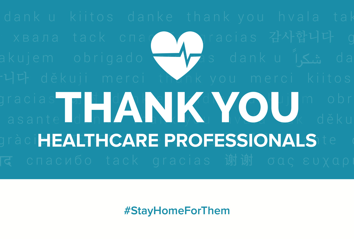 Smithbucklin's tweet photo. Thank you to all of the #HealthcareHeroes who have been tirelessly fighting the #COVID19 pandemic. We applaud you for your dedication and selflessness. #StayHomeForThem https://t.co/n9kUBnqjj3