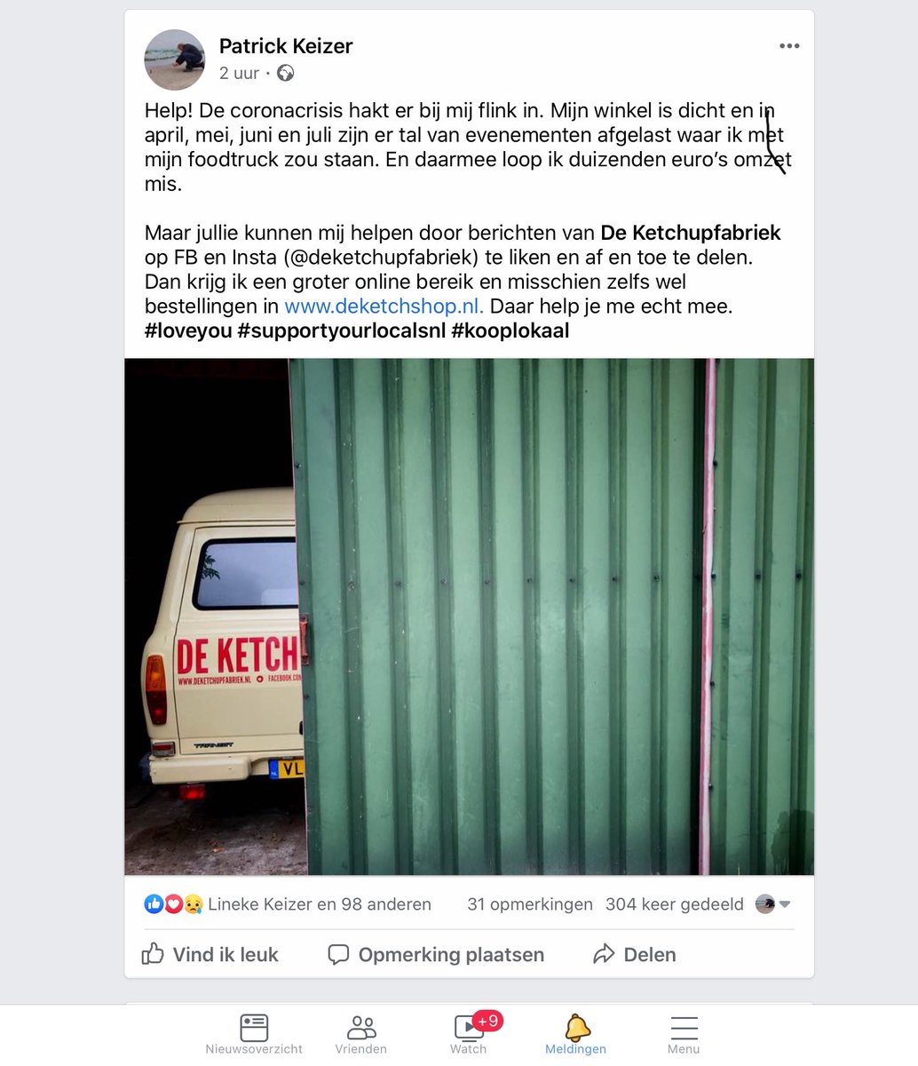 Dit heb ik nog nooit meegemaakt. Een post van eerder deze avond op mijn Facebookpagina gaat onwijs goed. Nu al meer dan 300x gedeeld en ook al wat bestellingen in de mailbox.