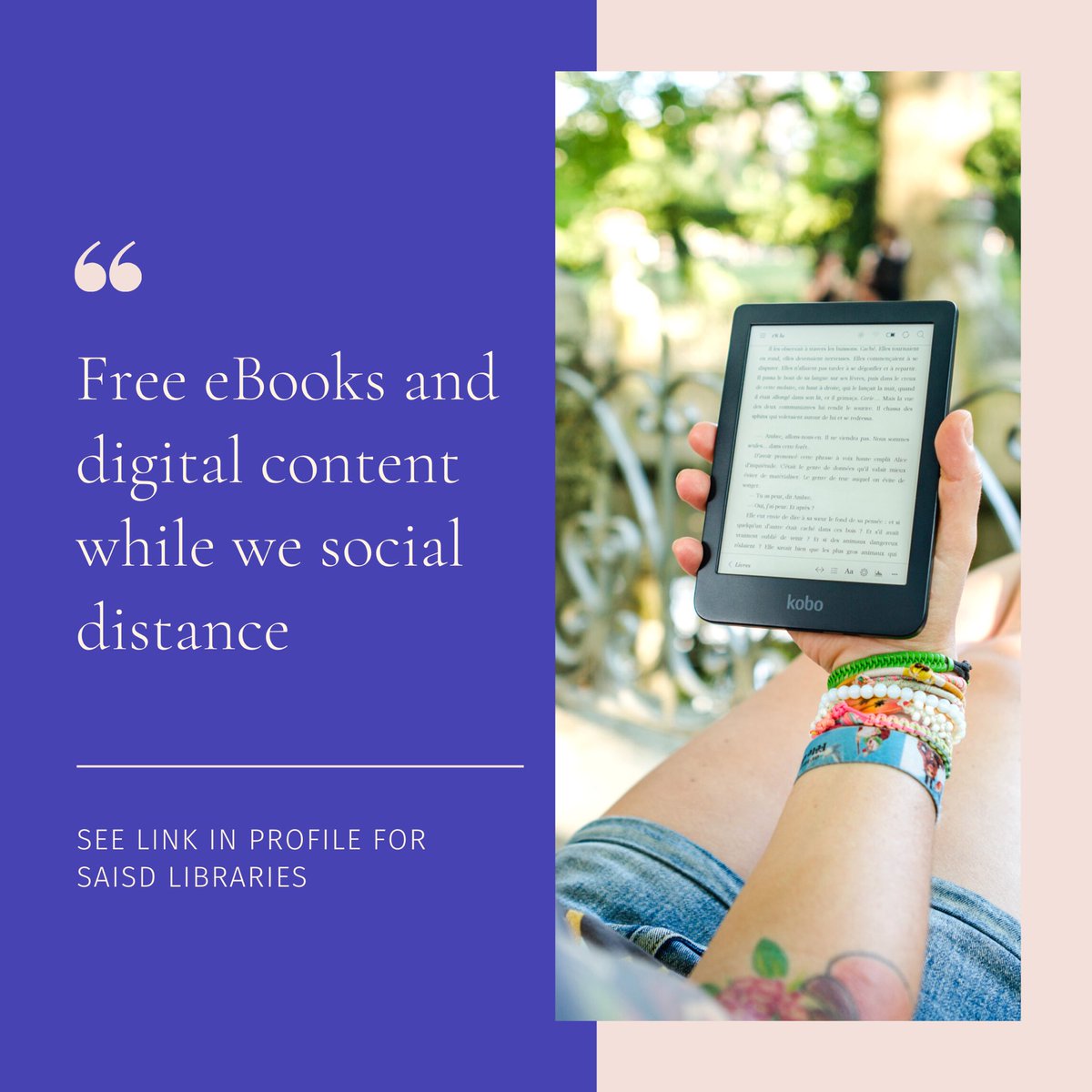 Thanks to <a href="/yabooksandmore/">Naomi Bates</a> and other vendors who have stepped up and offered free eBooks and Audiobooks for #distancelearning to <a href="/SanAngeloISD/">San Angelo ISD</a> and @CentralCan  click to find the options:  sites.google.com/saisd.org/sais…