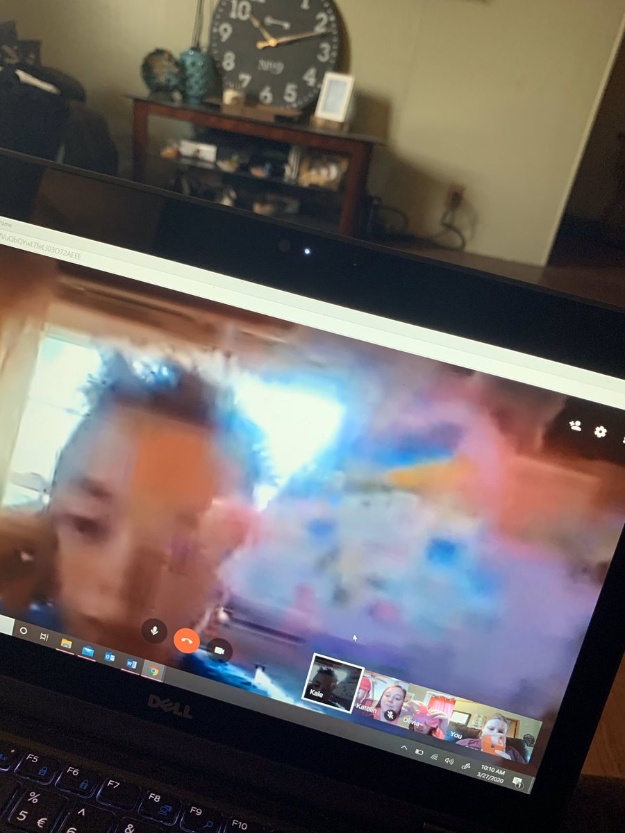 TriggMiddle's tweet photo. Ms. Holderman and Ms. Alexander’s class played a scavenger hunt on a video chat today.  Great way to connect with kids after the work for the day is complete. #MyNTIKy @Triggschools #Triggschools @TriggMiddle https://t.co/7cAUYlQO5Z