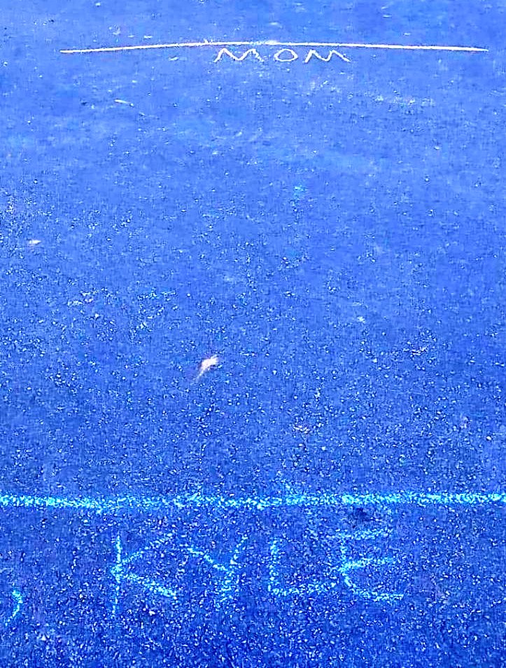 Due to #SocialDistancing, I had to adjust the free throw line. Definitely improved my success at basketball. 😄🏀 #MomRules