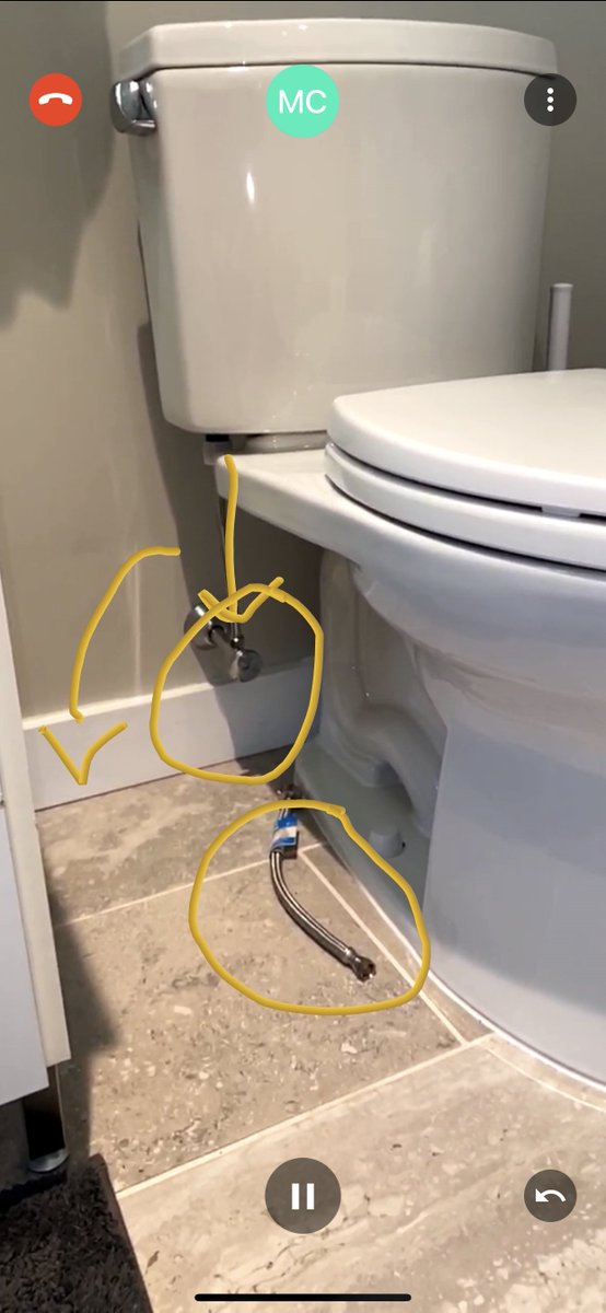 MarkCheli's tweet photo. Day 10, toilet paper supplies are running low.  I'm using #freeChalk to get remote support on how to install my own bidet and avoid the lines at the stores!  What will you use Chalk for?  https://t.co/c7Yw17PpIa #COVID19 #socialdistancing #staysafe #remoteassistance #lifeatPTC https://t.co/JFiDutLilB