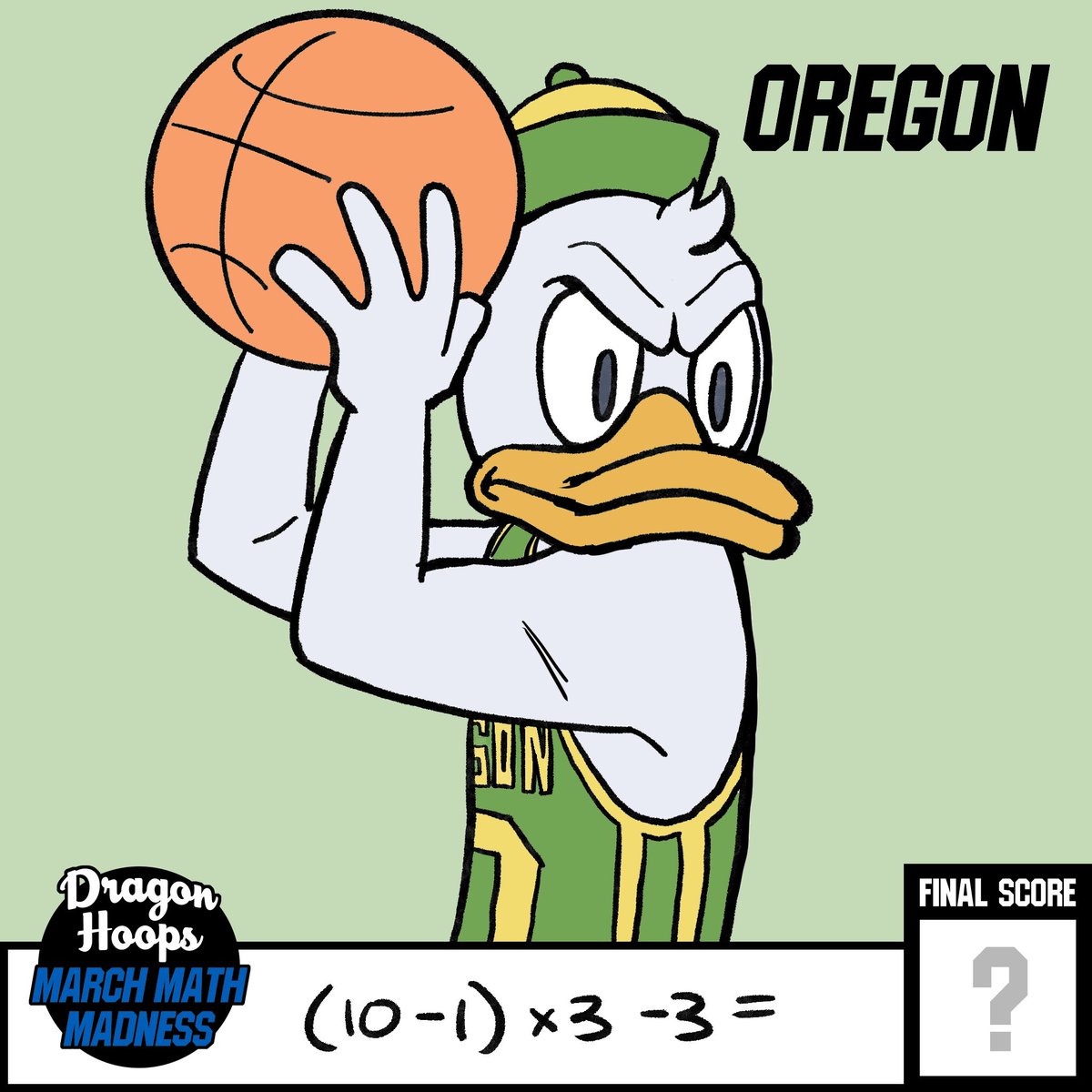 geneluenyang's tweet photo. March Madness was canceled so I’m hosting March MATH Madness! Today: Oklahoma vs. Oregon! https://t.co/wTBBENpZY9 https://t.co/2srfEK94ZB