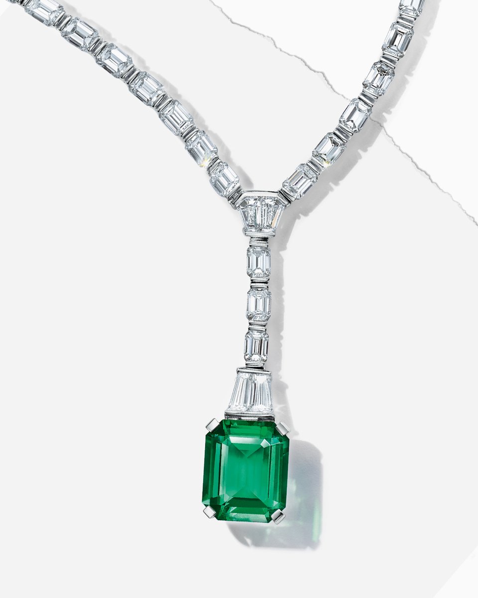 tiffany emerald necklace