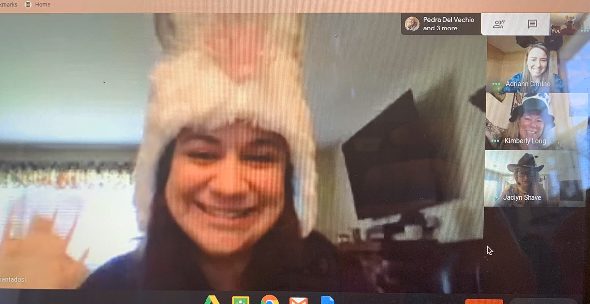 Fairmount School Grade Level Meetings!   Crazy Hat Theme!!  Planning for Distance Learning!! <a href="/robsanchez23/">Robert Sanchez</a> @ashtonloeb <a href="/anibalgaliana/">a.galiana</a> <a href="/HPSComets/">Hackensack Schools</a>  #fairmountstrong #cometstrong