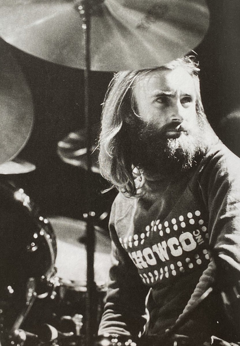 Genesis posing on a rock in Central Park, 1972 vs 2022 r