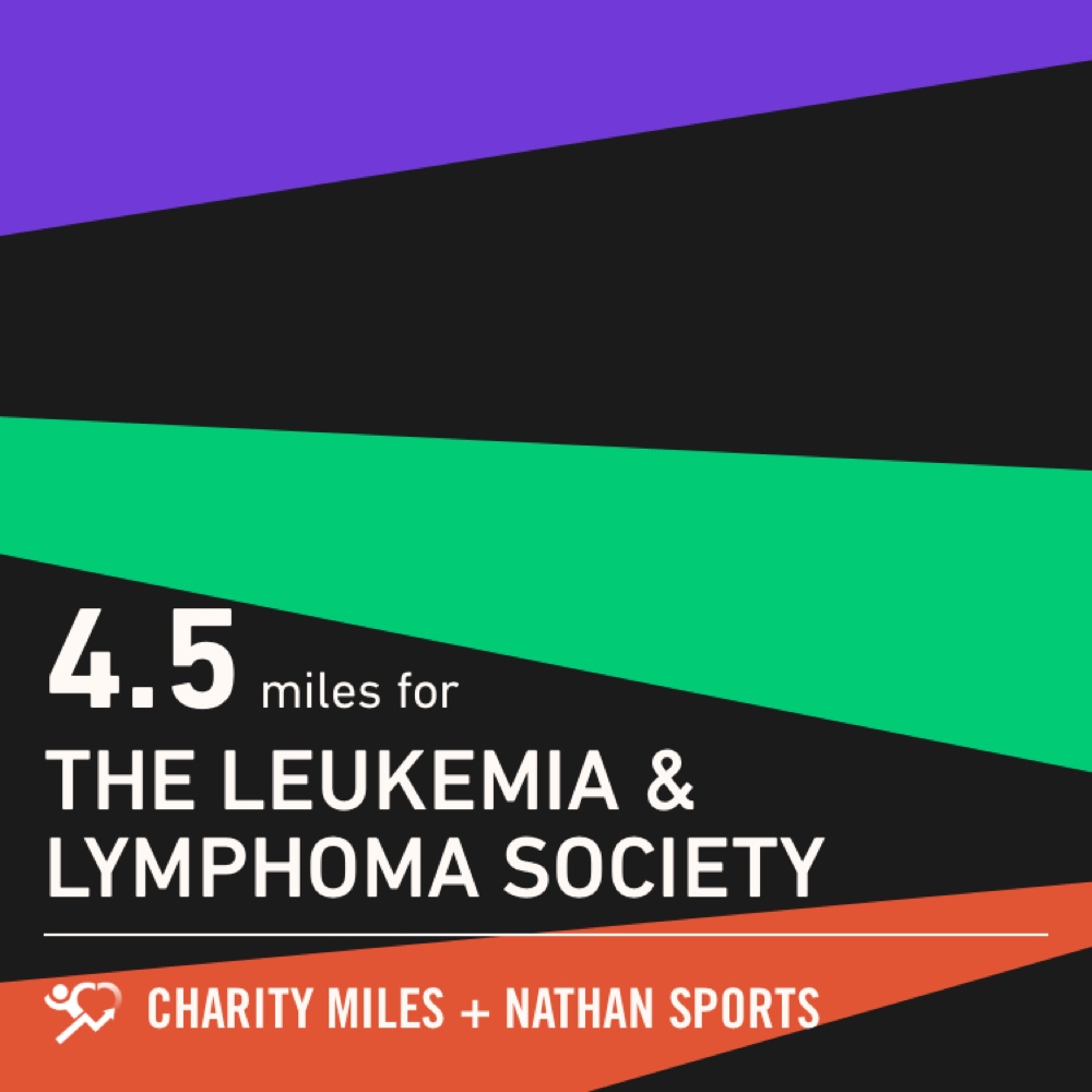 K8OH's tweet photo. 4.5 @CharityMiles for @LLSusa. https://t.co/avt2KW51oW