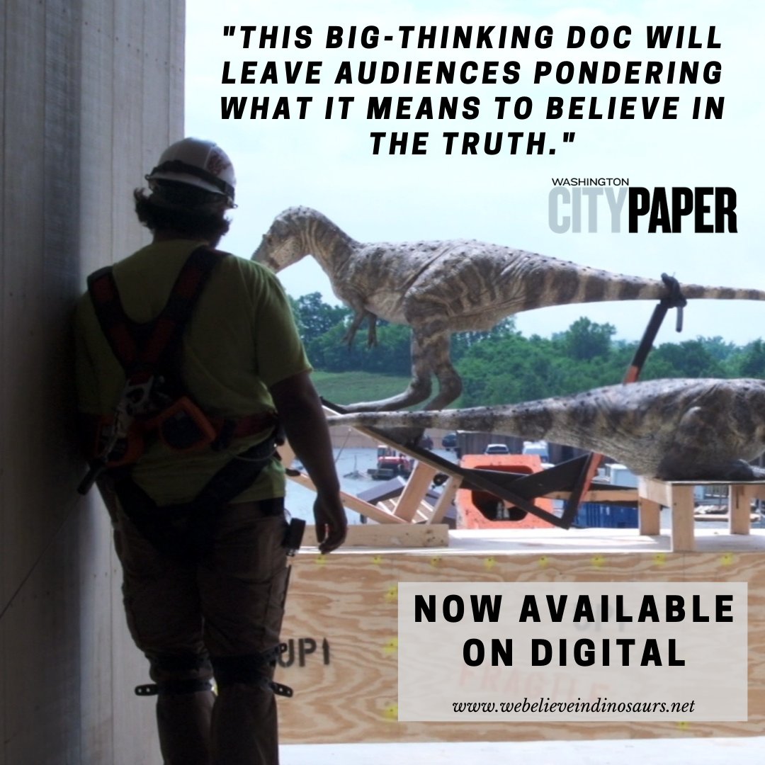 137Films's tweet image. Skip the brainless binge this weekend and get to thinking about #WeBelieveinDinosaurs, now available to rent/buy on digital. webelieveindinosuars.net