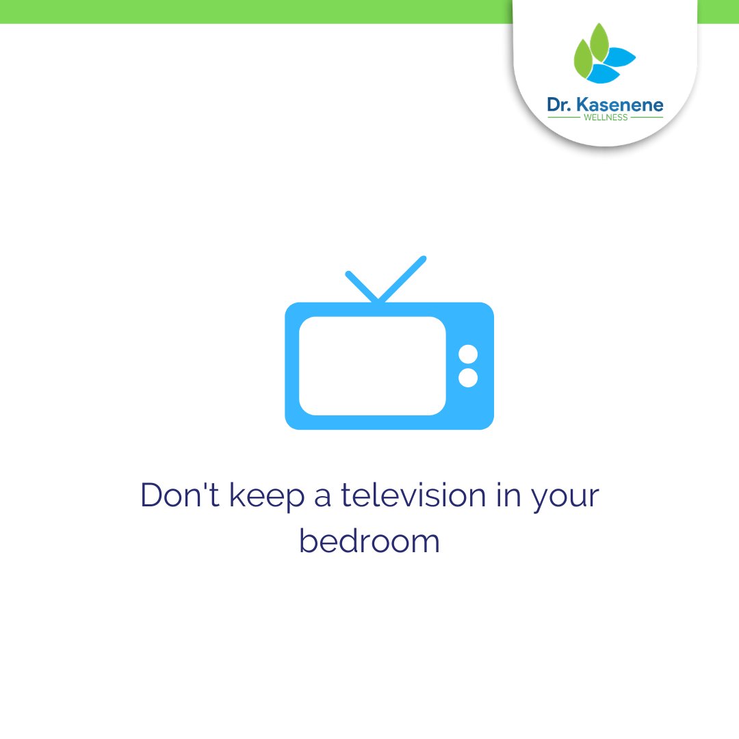 drkasenene's tweet image. Don't keep a television in your bedroom: Studies show the artificial, bright light can disrupt brain activity &amp;amp; alter #sleephormones like #melatonin.
