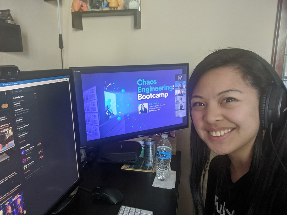 AdrienneTacke's tweet image. Last but not least, Chaos Engineering workshop with @Ana_M_Medina at @DivOpsOrg!

Excellent way to end this awesome conference!