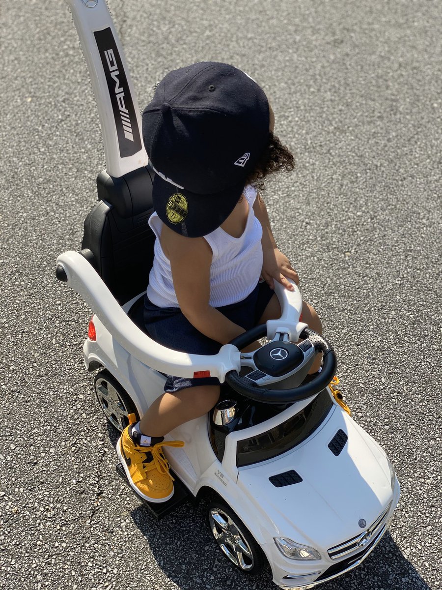 My Lil rider! Gang Gang!