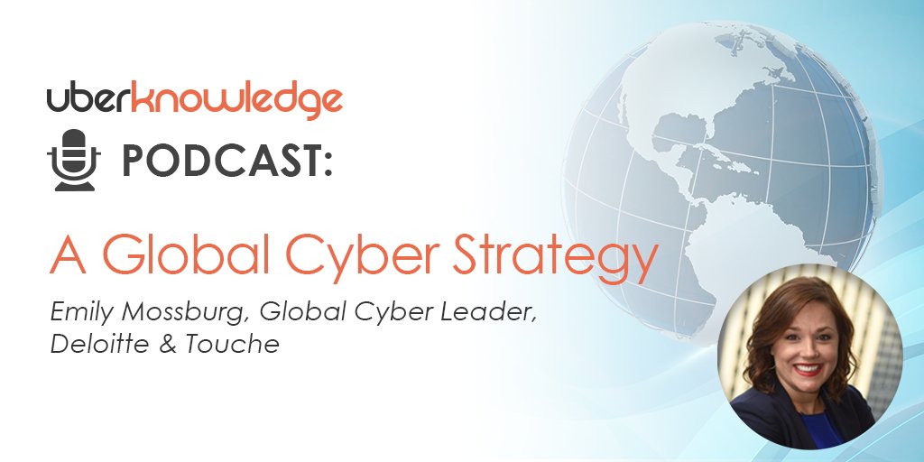 Our host, <a href="/AceKrish/">Ashwin Krishnan</a>, had some great conversations at #rsac2020. 

Listen to <a href="/Deloitte/">Deloitte</a>'s #cyber lead <a href="/EmilyJMossburg/">Emily Mossburg (she/her)</a>  talking about the broadening of cybersecurity across the enterprise, #womenincyber, and Deloitte's global cyber strategy for 2020. 🎙️⬇️
uberknowledge.com/emily-mossburg…